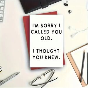 Card, Unique & Funny Birthday Card For Women , NEW